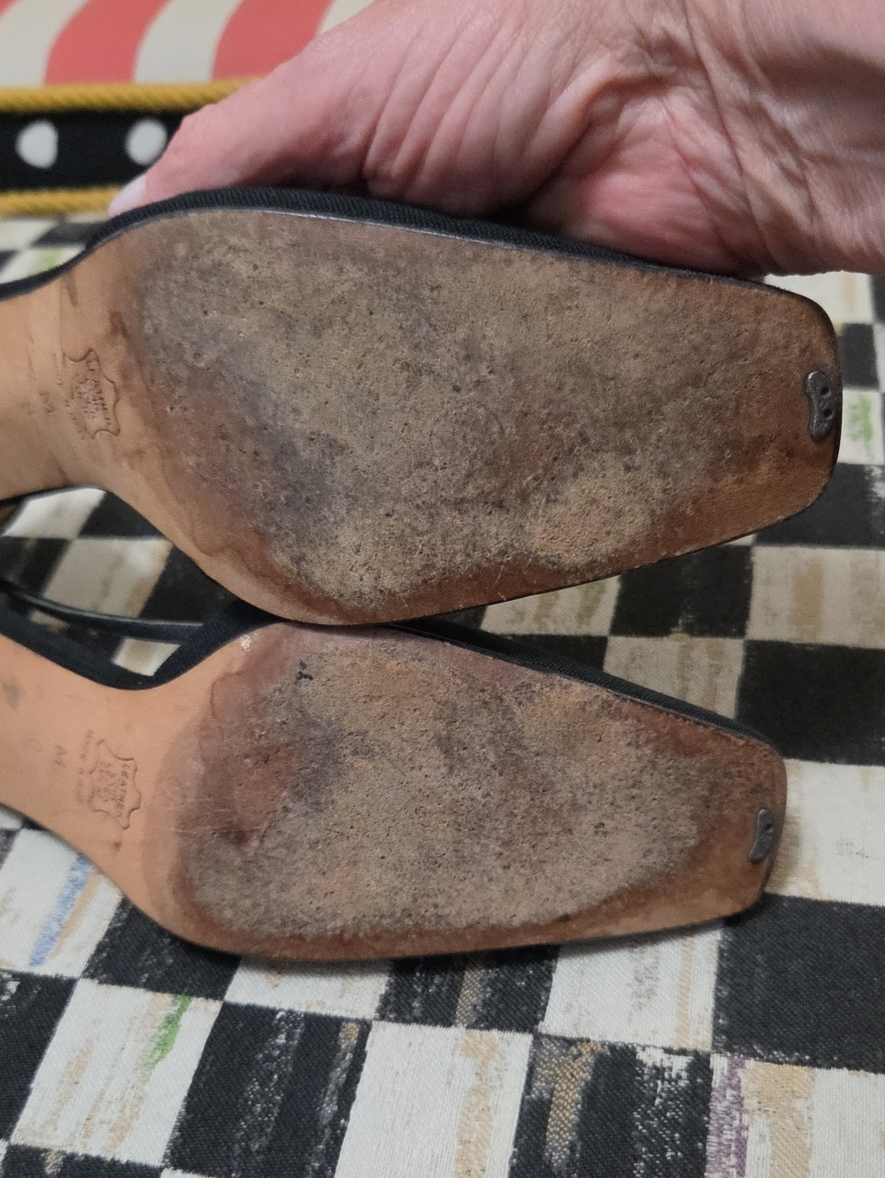 Fendi Black Slingback Low Heel Pumps - Picture 11 of 12